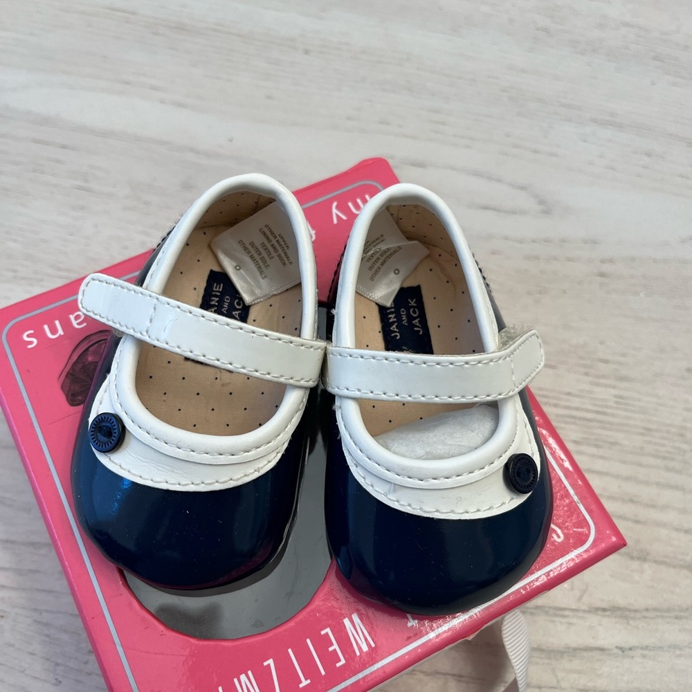Navy and White Kids Shoes Stuart Weitzman